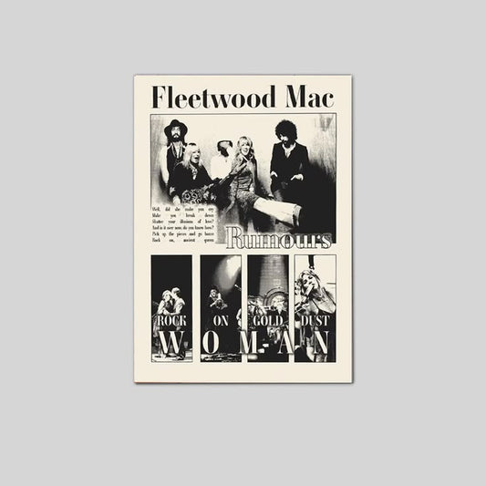 RUMOURS Album Cover Wall Art Posters No Framed Size 24''x36''