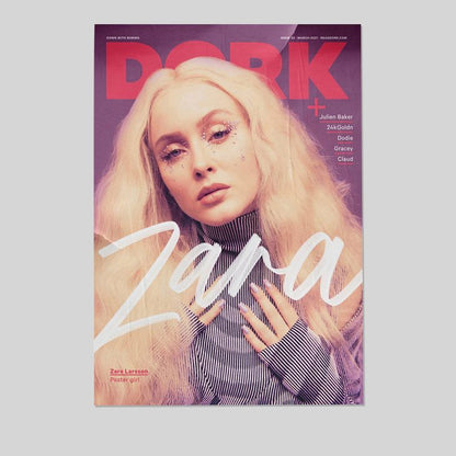 Music Poster - Zara Larsson Poster - Vintage Style - Size 24x36