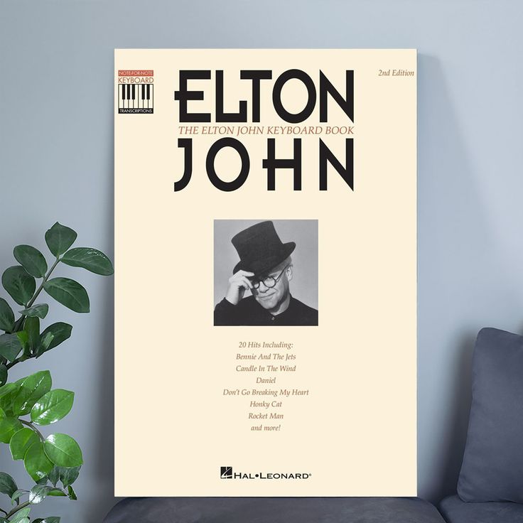 The Elton John Keyboard Book Paperback – June 1, 1993 Size 24''x36''
