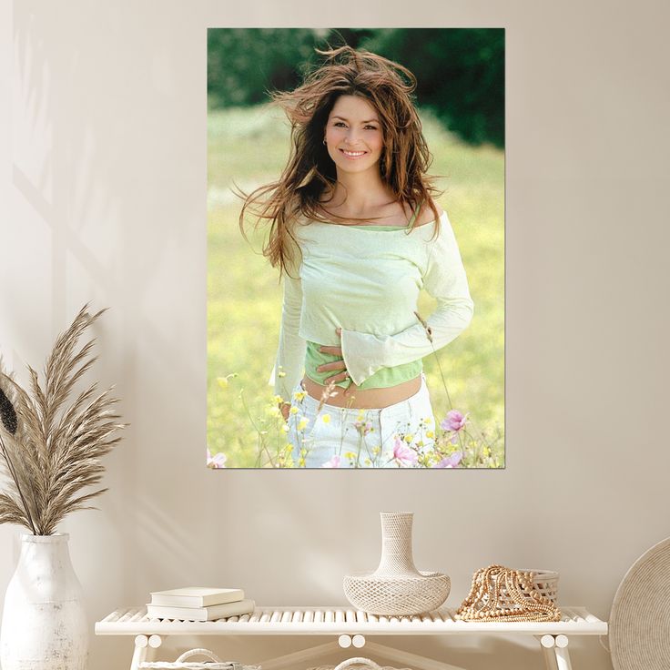 Beautiful Shania Twain Outdoor Portrait Photo Print Poster Size 24''x36''