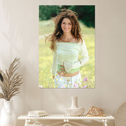 Beautiful Shania Twain Outdoor Portrait Photo Print Poster Size 24''x36''