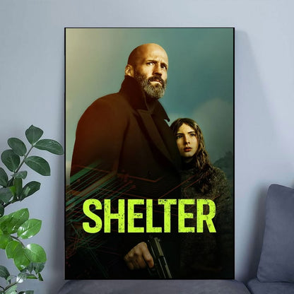 Shelter 2026 Action Movie Poster Home Decor Poster Size 24''x36''