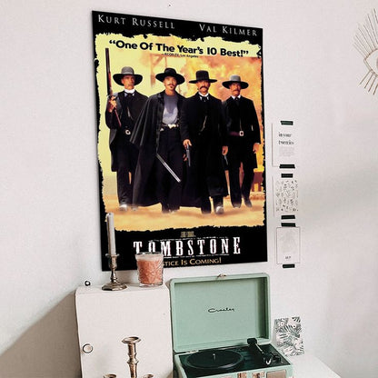 Moivie Poster Tombstone - Movie Poster (Regular Style - Black Version) Size 24''x36''