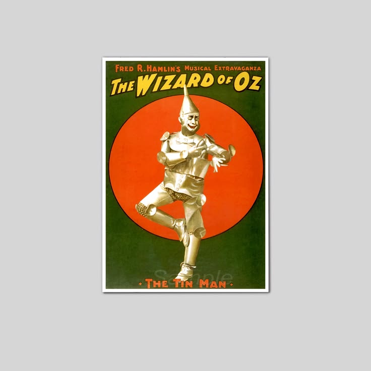 VINTAGE THE WIZARD OF Oz Poster Size 24''x36''