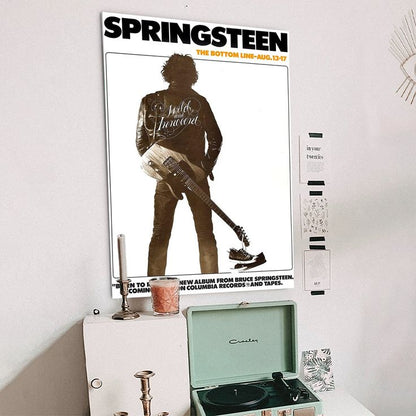 Bruce Springsteen at the Bottom Line - Concert Poster Size 24''x36''