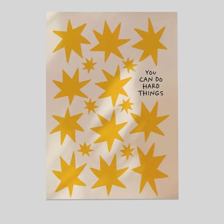 Home Decor- You Can Do Hard Things Poster Full Size 24''x36''