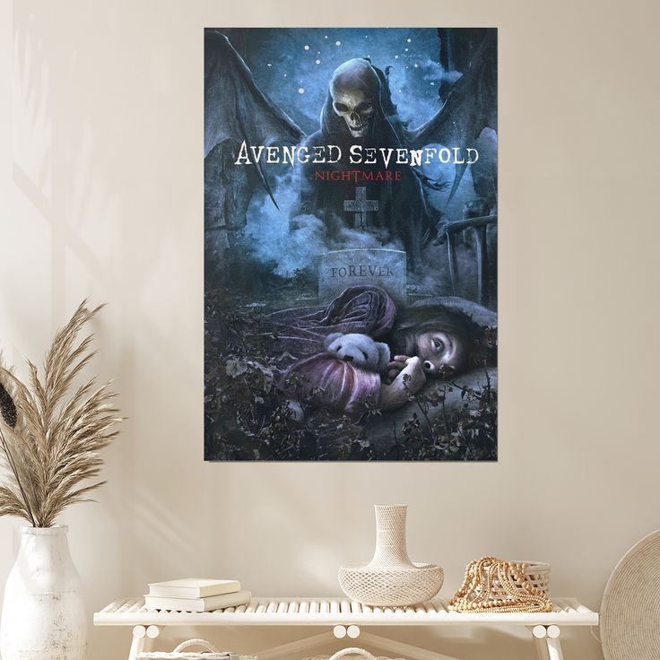 Avenged Tapestry Sevenfold Banner Art Music Nightmares Album Poster Size 24''x36''