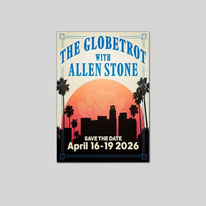 NEW The Globetrot & Allen Stone April 16-19 2026 Poster Home Decor, Wall Art Size 24''x36''