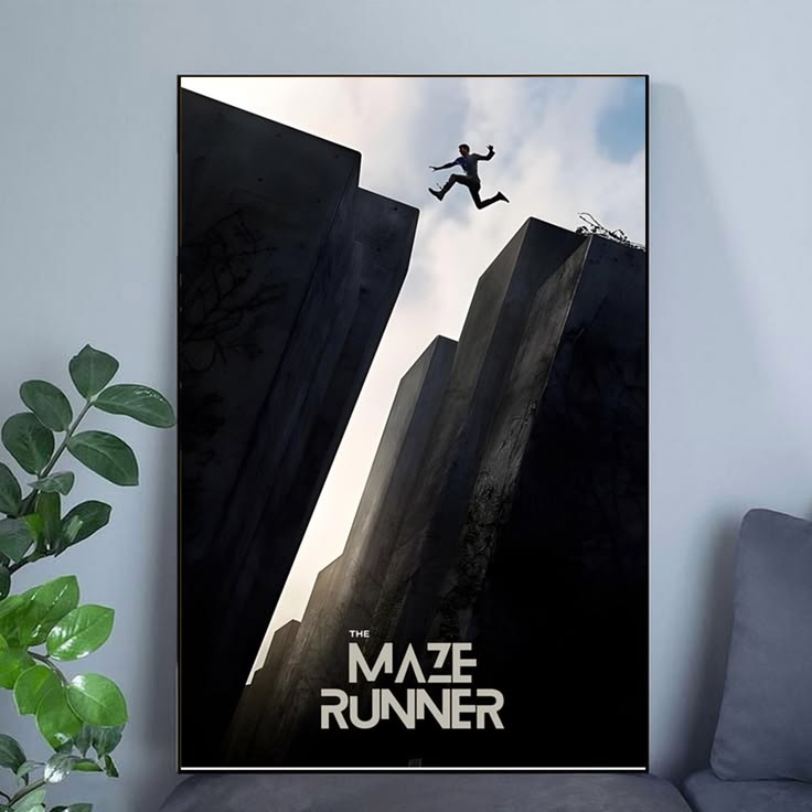 The Maze Runner Poster, Dystopian Movie Wall Art