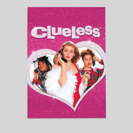 Home Decor- Vintage Clueless - Pink Poster Size 24''x36''