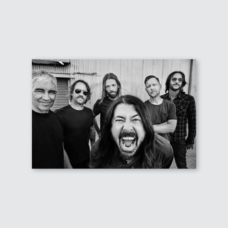 Foo Fighters Music Poster Wall Art Measures Size 24''x36''
