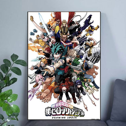 My Hero Academia Exhibition Drawing Smash Poster Size 24''x36''