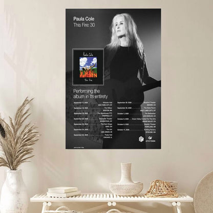 Paula Cole Groton Hall Music Center 2026 Poster Size 24''x36''
