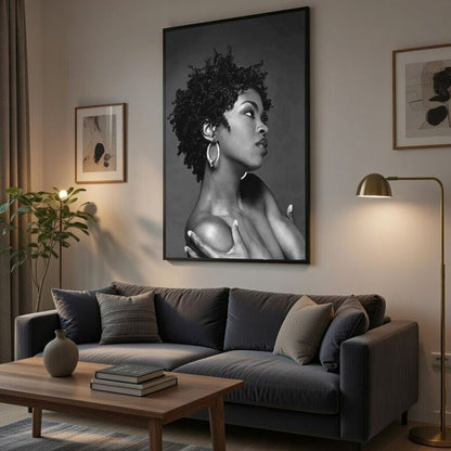 Lauryn Hill Poster Canvas Art Painting Wall Art Picture Family bedroom Decor Size 24''x36''