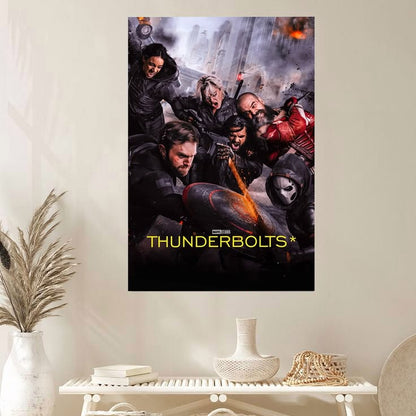 Thunderbolts Movie Poster Florence Pugh Marvel Sebastian Stan c Size 24''x36''