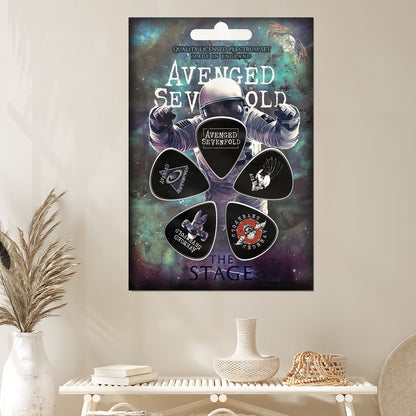 Avenged Sevenfold Plectrum The Stage Set of 5 Multicolours Size 24''x36''