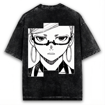 SEIKO AYASE "CLOSE-UP FACE" DANDADAN VINTAGE WASHED TEE