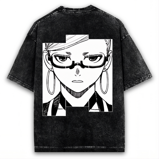 SEIKO AYASE "CLOSE-UP FACE" DANDADAN VINTAGE WASHED TEE