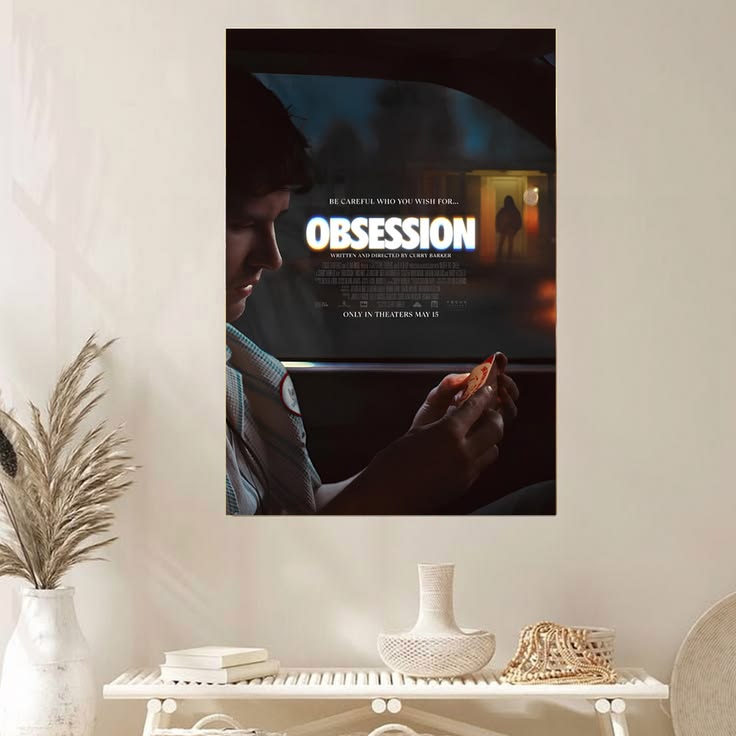 Obsession Movie Poster, Psychological Thriller and Cinematic 4 Pieces Movie Wall Art