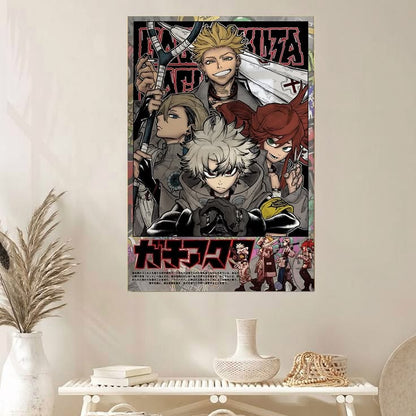 Gachiakuta Rudo Enjin Zanka Riyo Anime Poster Manga Poster Size 24''x36''