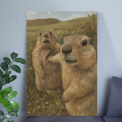 Home Decor- Let Him Cook Art Print, Marmot Poster Size 24''x36''