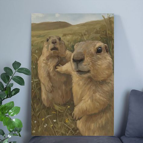 Home Decor- Let Him Cook Art Print, Marmot Poster Size 24''x36''