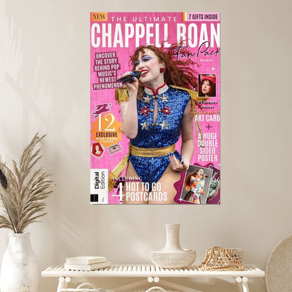 Music Poster Chappell Roan Magazine: Ultimate Fan Pack Retro Style - Size 24''x36''
