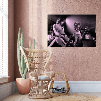 The Ramones Poster, Live in Concert, Punk Rock, Ramones, Art Print Retro Style - Size 24''x36''