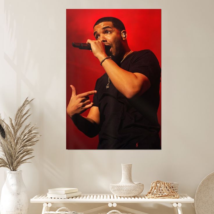 Drake Celebrity Wall Print Poster Size 24''x36''