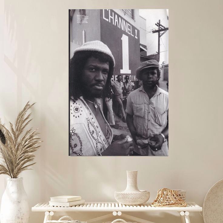 Vintage Poster- Sly And Robbie, Kingston, 1980 Poster Full Size 24''x36''