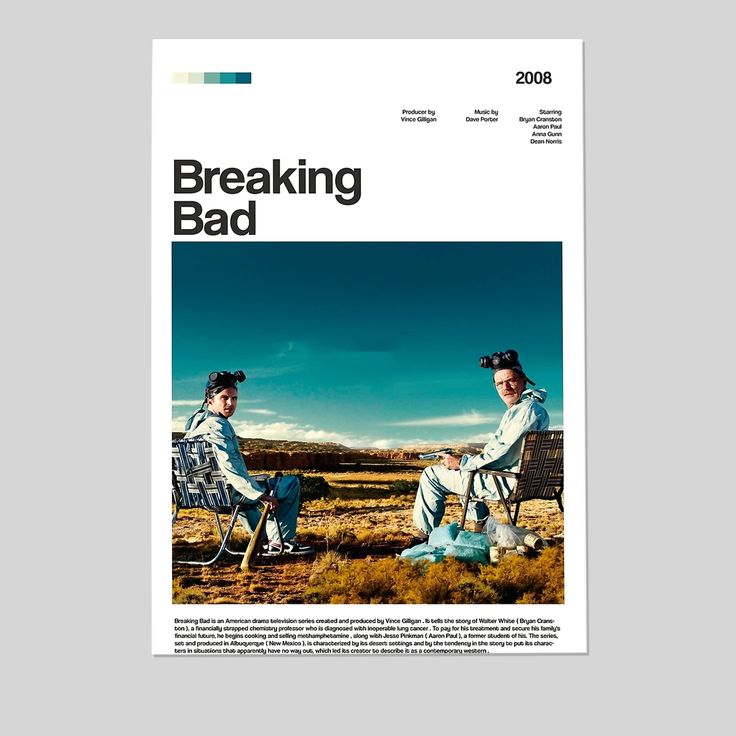 Breaking Bad series Poster Size 24''x36''