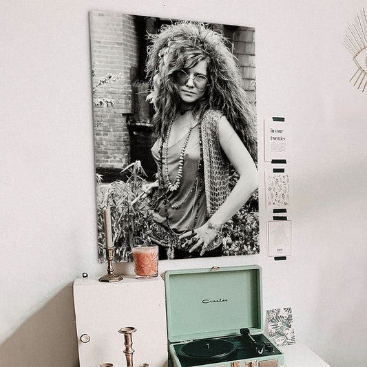 Janis Joplin Poster Music Fan Collectibles Vintage Music Poster Home Decor Wall Art Size 24''x36''