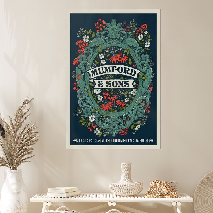 Mumford & Sons Poster - July 29, 2025 Tour Date Size 24''x36''