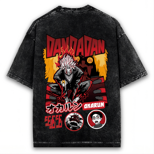 OKARUN "TRANSFORMATION" DANDADAN VINTAGE WASHED TEE
