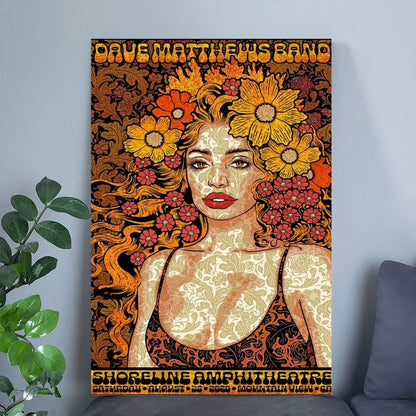 Dave Matthews Band Shoreline Amphitheatre In Mountain View CA 2025 Poster Size 24''x36''