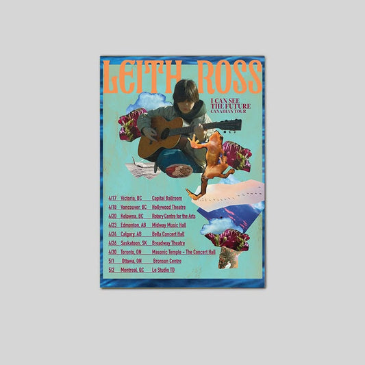 Leith Ross I Can See The Future Canadian Tour 2026 Poster Size 24''x36''