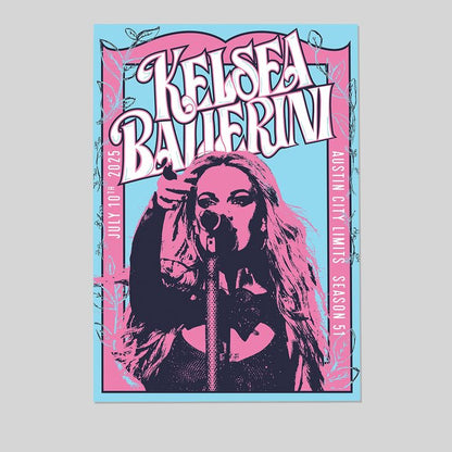 Kelsea Ballerini ACL Live At The Moody Theater July 10 2025 Poster Size 24''x36''