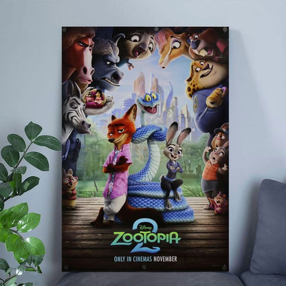 Zootopia 2 - original movie poster  2025 Advance Size 24''x36''
