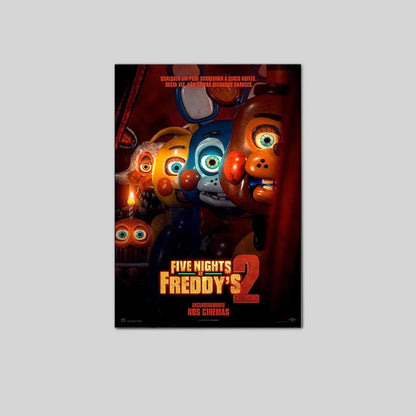 Five Nights at Freddy's 2 Movie Poster Wall Aesthetic Decor Poster Size 24''x36''