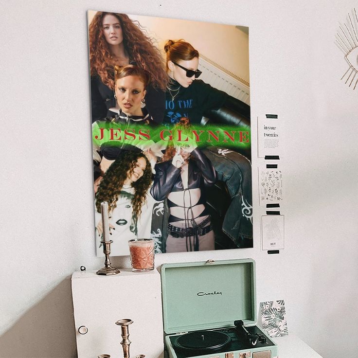 Jess Music Glynne Art Poster Retro Style - Size 24''x36''