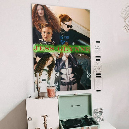 Jess Music Glynne Art Poster Retro Style - Size 24''x36''