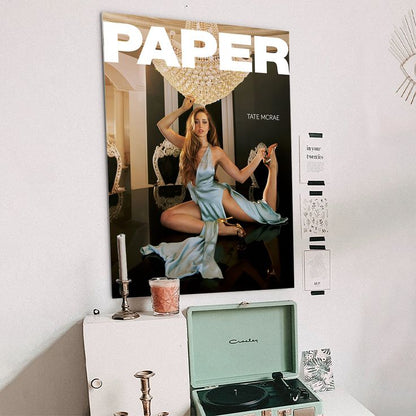 Tate McRae On The Cover Of PAPER Magazine 2025 Poster Size 24''x36''