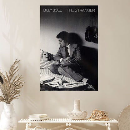 Billy Joel Poster The Stranger Album Cover Classic Rock Music Merchandise Retro Vintage 70s 80s Concert Tour Cool Poster Size 24''x36''