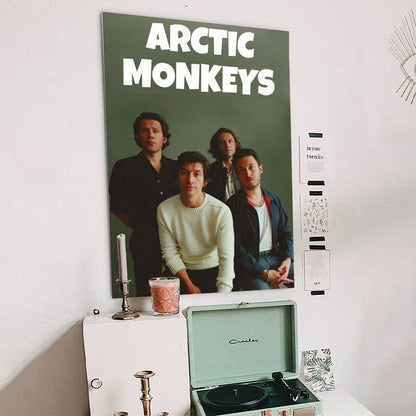 Music Poster- Arctic Monkeys Band Poster - Vintage Style - Size 24x36