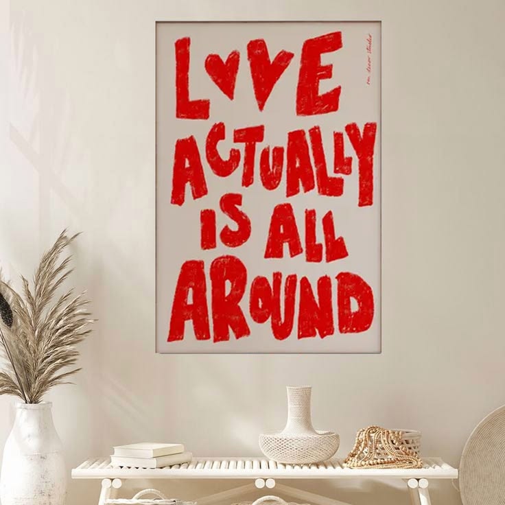 Love Actually is All Around Art Poster Full Size 24''x36''