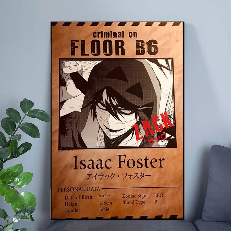 Satsuriku no Tenshi Angels Of Death Anime Wall Poster Scroll Room Decor Poster Size 24''x36''