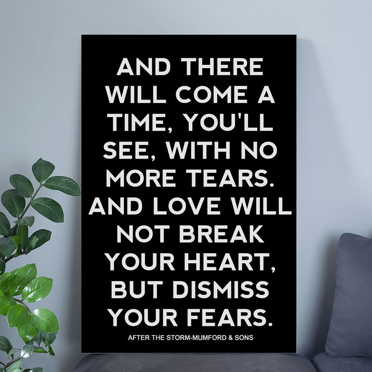 Mumford & Sons - There Will Come a Time - Music Wall Art Décor, This Ready to Frame Song Lyric Poster Print Size 24''x36''