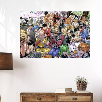 One Punch Man Poster Anime Poster Size 24''x36''