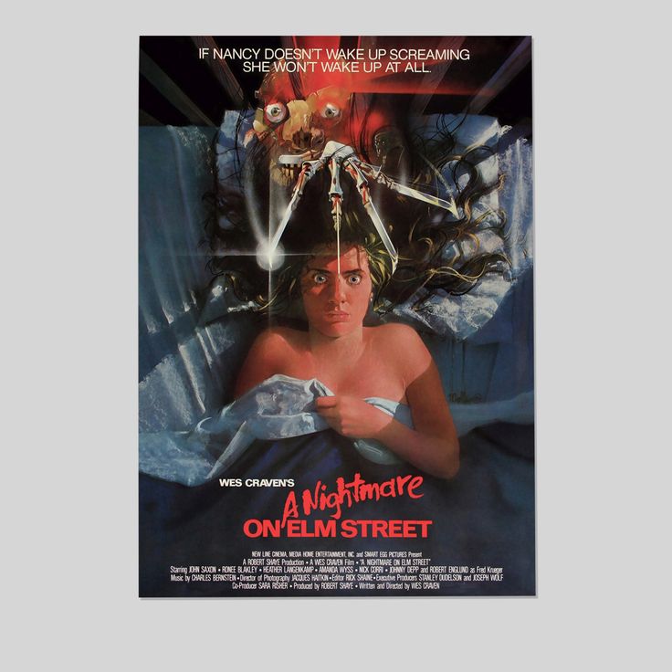 NIGHTMARE ON ELM STREET MOVIE POSTER 1984 WES CRAVEN Size 24''x36''