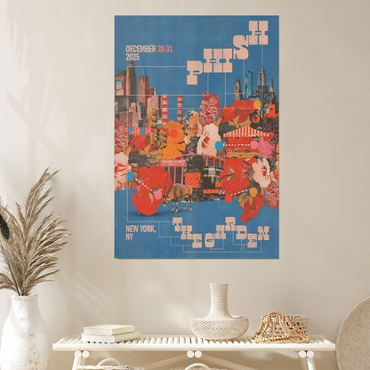 PHISH New York NY Poster Print Dec 28-31 2025 MSG Tour Concert Art Size 24''x36''